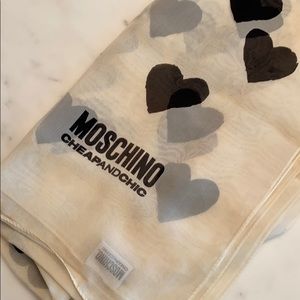 Moschino 100% Silk Scarf